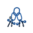 40 tonne Grade 100 4Leg Chainsling c/w Safety Hooks