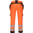 Portwest DX442 Hi-vis Detachable Holster Pocket Trousers Orange/Black