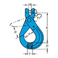 Yoke X-026 G100 Clevis Self Locking Hook