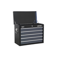 Sealey AP35STACK Tool Chest Combination 16 Drawer with Ball-Bearing Slides - Black/Grey