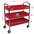 Sealey CX103 3-Level Heavy Duty Trolley