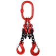 2.1 tonne 2Leg Chainsling, Adjustable and c/w Latch Hooks