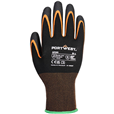 Portwest AP35 - Grip 15 Nitrile Double Palm Glove Black/Orange (10pk)