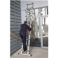 Sealey ATL11 Aluminium 11-Tread Telescopic Ladder EN 131