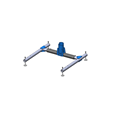 Tractel Davitrac Davit c/w Portable H Base Self-Stabilizing Adaptor