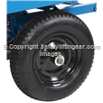 Site Trolley Heavy duty 1 tonne capacity Pneumatic Tyres