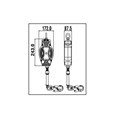 Kratos Safety FA2040210B 10mtr Helixon Retractable Fall Arrest Block