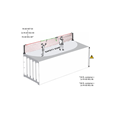 Kratos Safety FA6090106 Marking Net for Temporary Lifeline for 20ft & 40ft Containers