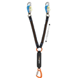 Heightec LE2T150B FLEXOR 1.5mtr Elasticated Twin Lanyard c/w Steplock Hooks