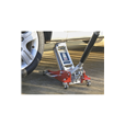 Sealey RJA1550 1.5tonne Aluminium Low Profile Trolley Jack with Rocket Lift