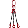 6.7 tonne 3Leg Chainsling, Adjusters & comes with Safety Hooks