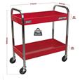 Sealey CX102 2-Level Heavy Duty Trolley