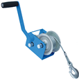 Hand Winch 2500LB C/W 7.6mtr Wire Rope