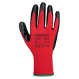 Portwest A310 Flexo Nitrile Grip Glove Red/Black (10pk)