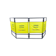 Hi-Viz Safety Barrier with 4 panels