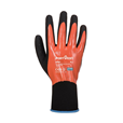 Portwest AP30 Dermi Pro Waterproof Glove Orange/Black (10pk)