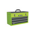 Sealey AP9243BBHV Tool Chest 3 Drawer Portable with Ball-Bearing Slides - Green/Grey