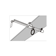 Kratos Safety FA6000800 Aluminium Beam Anchor 100-330mm