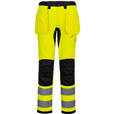 Portwest CD889 - WX2 Eco Hi-Vis Holster Pocket Trousers Yellow/Black