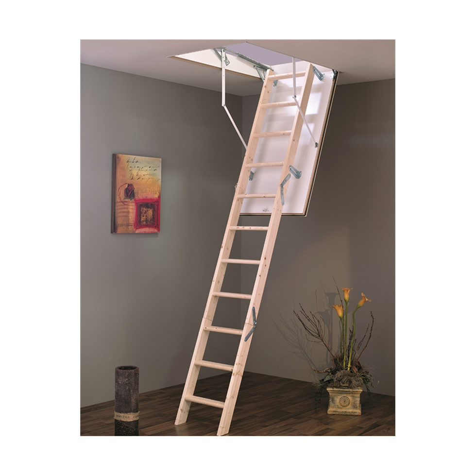 EuroFold Timber Loft Ladder Safety Lifting