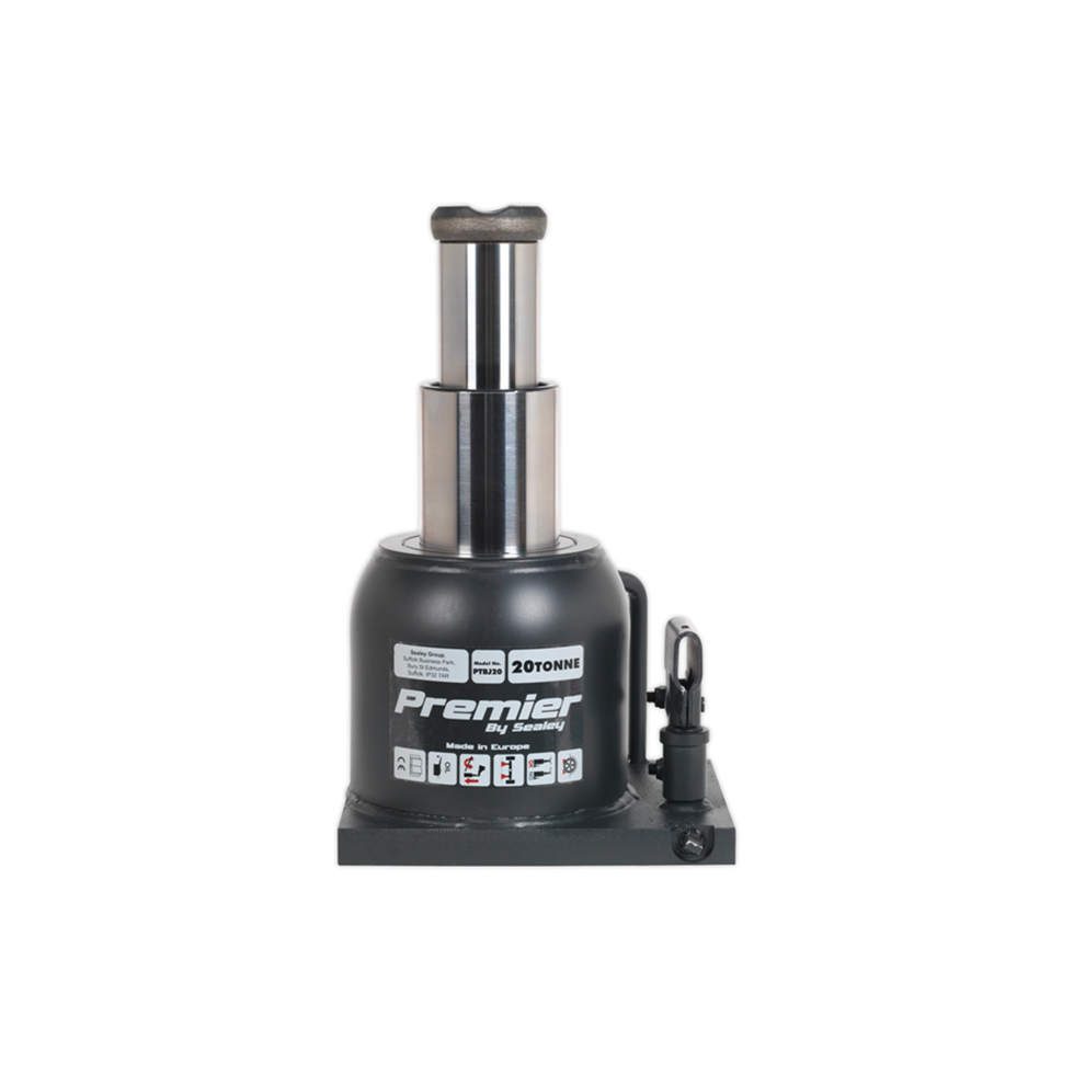 Sealey PTBJ20 Premier 20tonne Telescopic Bottle Jack Safety Lifting