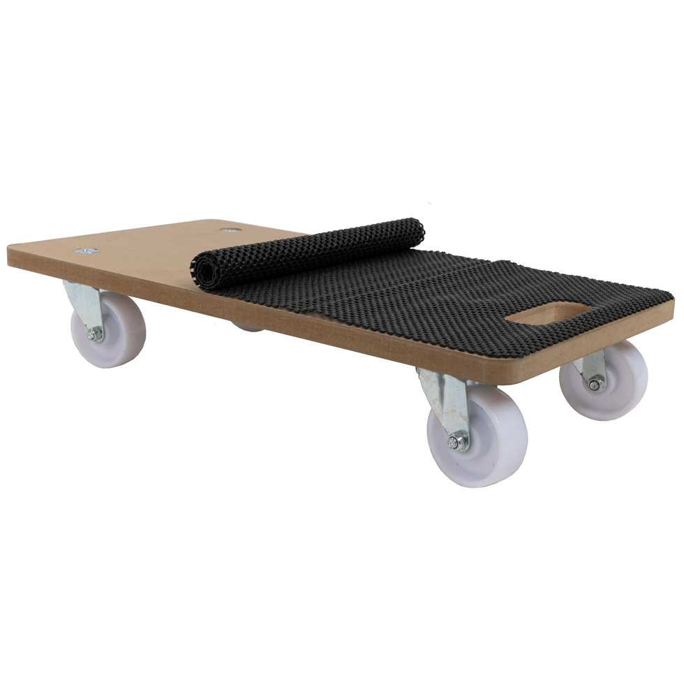 200kg Capacity Wooden Dolly Cart / Moving Platform With Castor Wheels - UK Made