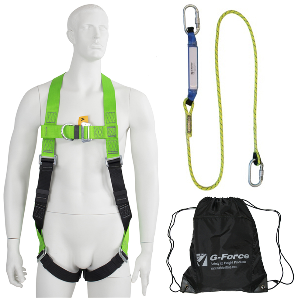 P11 Two-point Harness And Shock Absorber Lanyard Kit| Safety Lifting