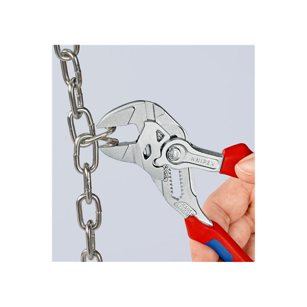 KNIPEX 8605180T 180mm Pliers Wrench with Tether Attachment Point