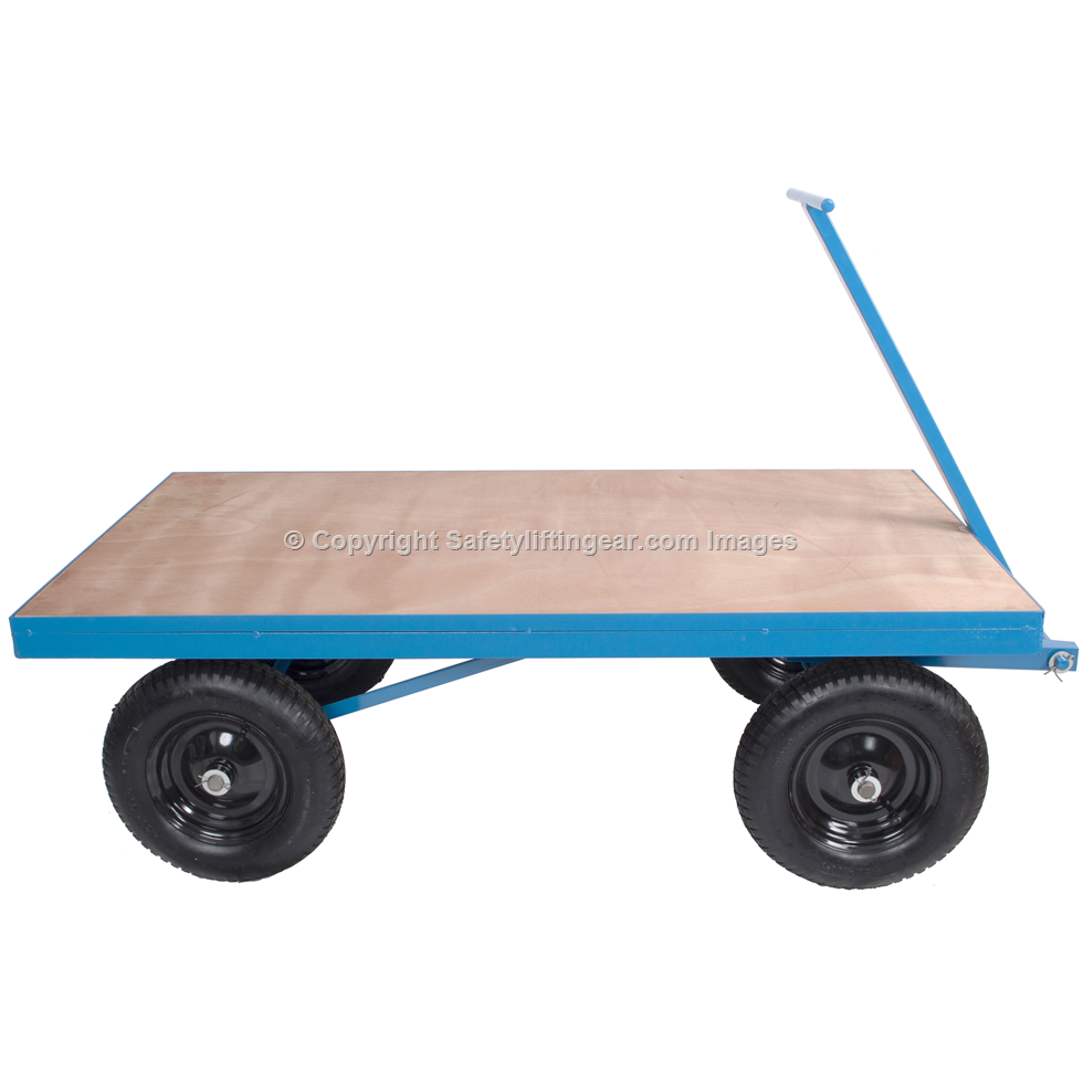 Site Trolley Heavy duty 1 tonne , Solid Tyres. Safety Lifting