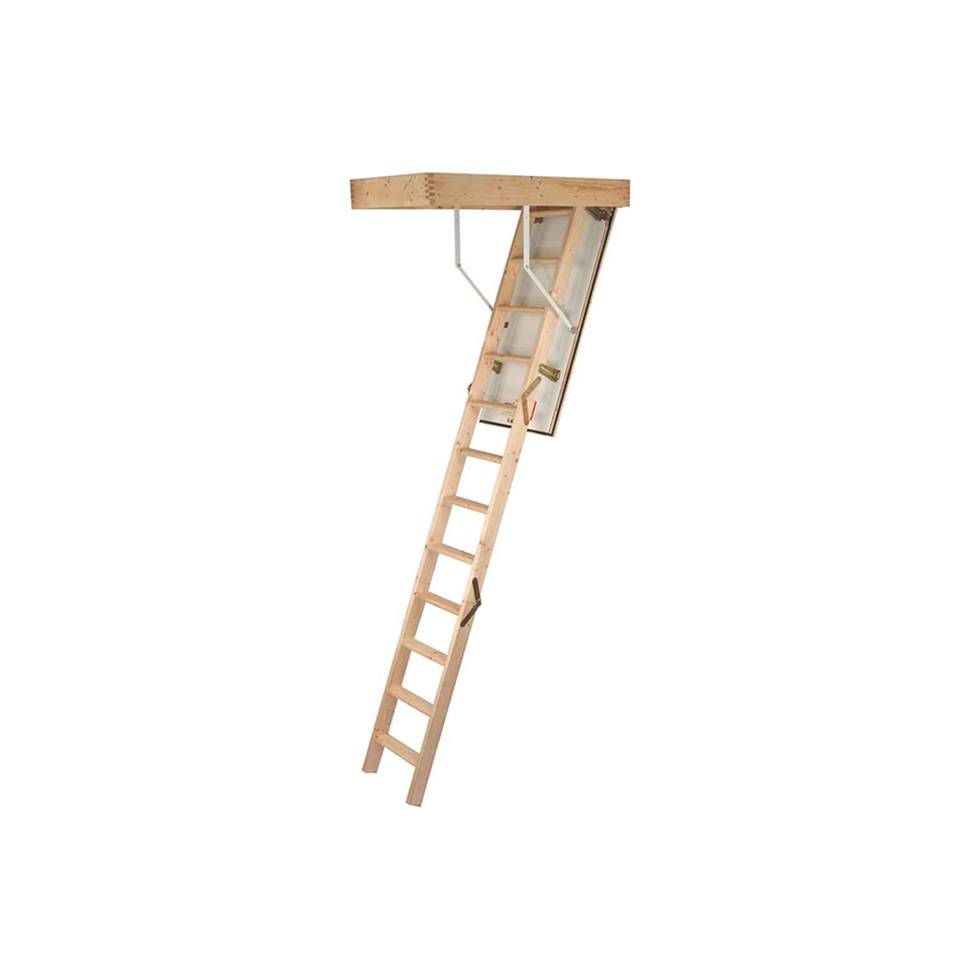 EuroFold Timber Loft Ladder Safety Lifting