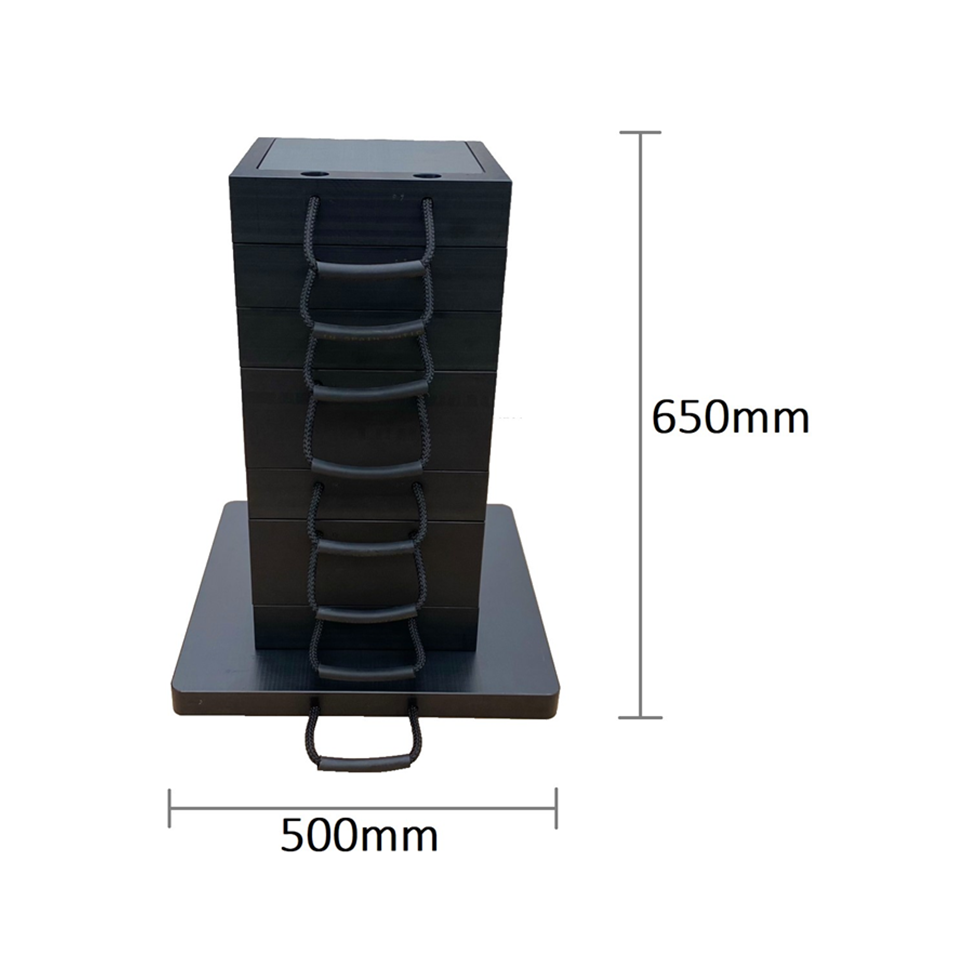 EcoStak Mix Kit 4 Stackable Jacking Blocks Safety Lifting