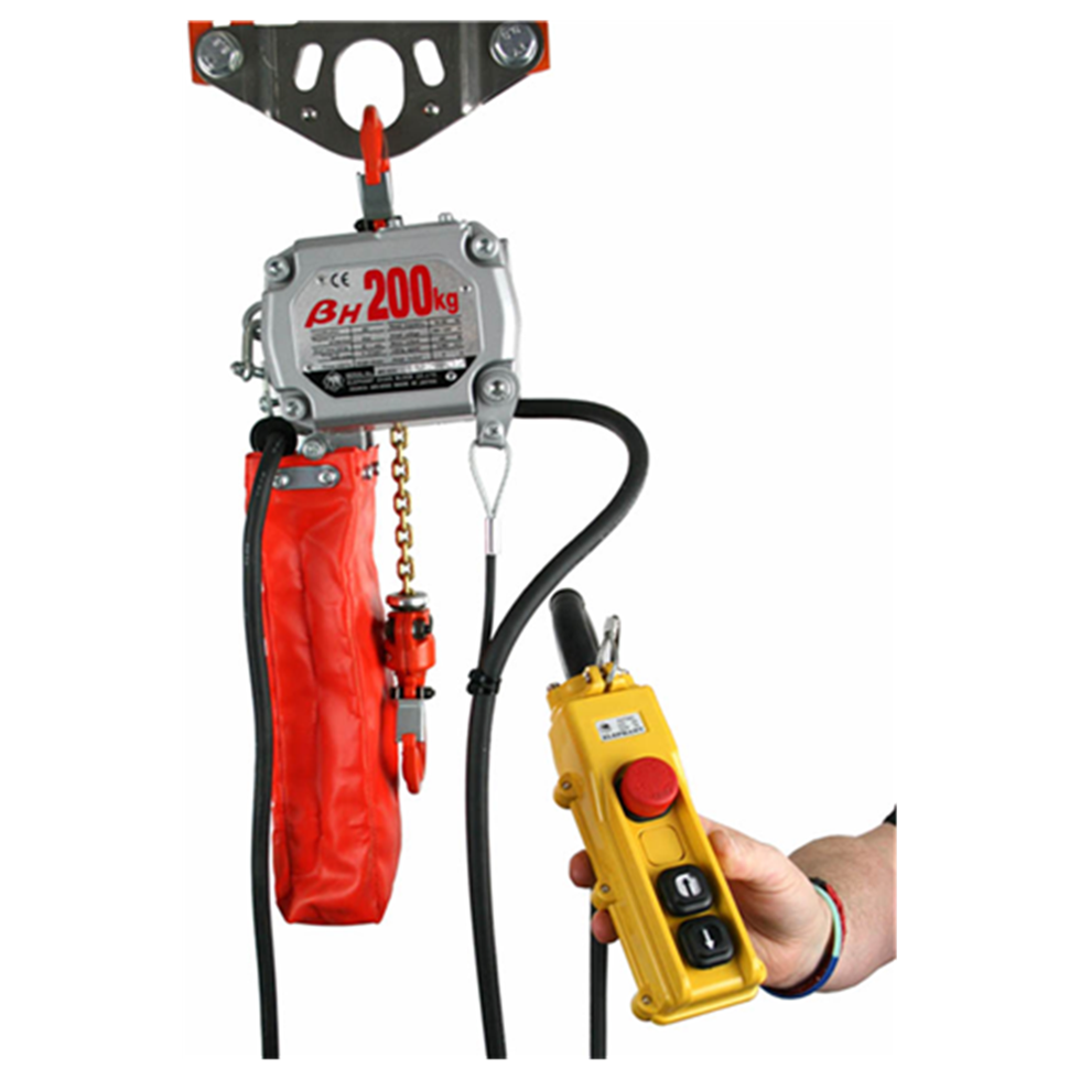 Elephant BETA 200kg 110volt Compact Electric Chain Hoist Safety Lifting